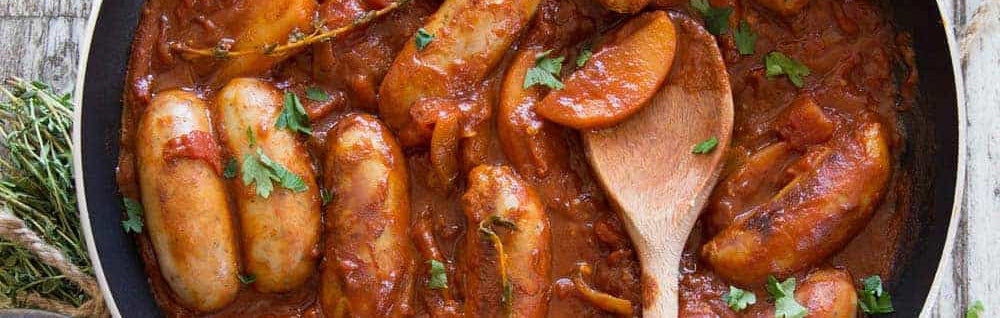 Devilled Sausages