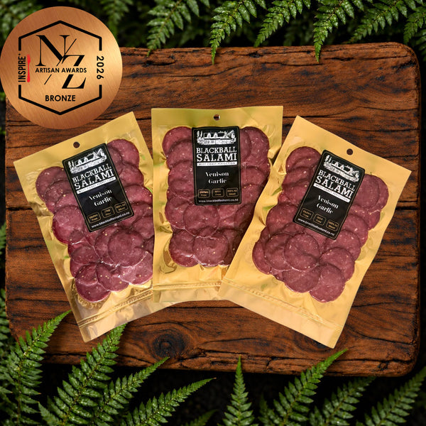 Venison Garlic Salami
