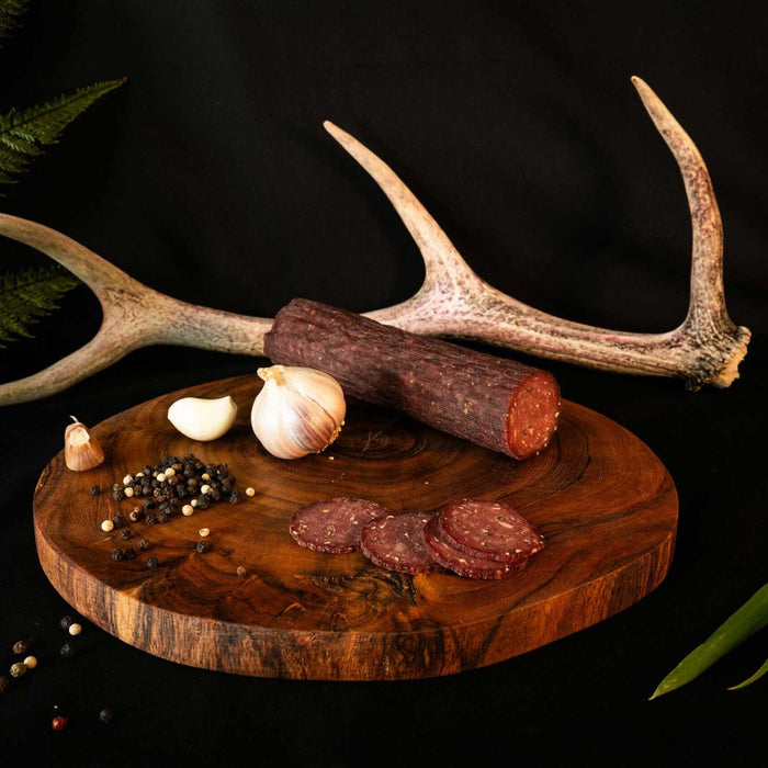 Venison Garlic Salami
