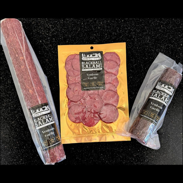 Venison Garlic Salami